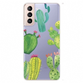 Deksel Til Samsung Galaxy S22 Plus 5G Kaktusakvarell