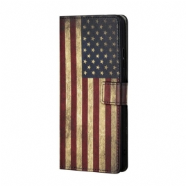 Folio Deksel Til Samsung Galaxy S22 Plus 5G Amerikansk Flagg