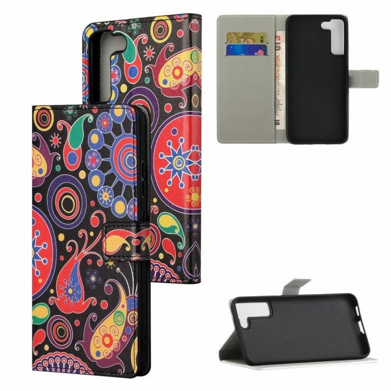 Folio Deksel Til Samsung Galaxy S22 Plus 5G Galaxy Design
