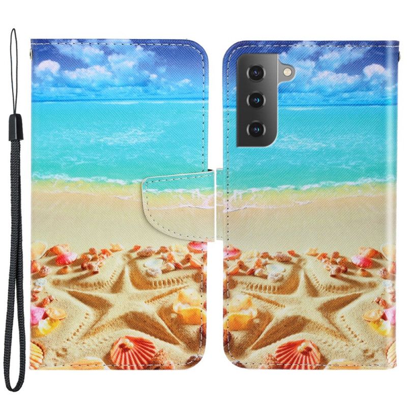 Folio Deksel Til Samsung Galaxy S22 Plus 5G Faux Leather Starfish