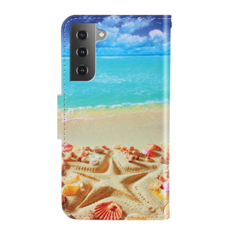 Folio Deksel Til Samsung Galaxy S22 Plus 5G Faux Leather Starfish