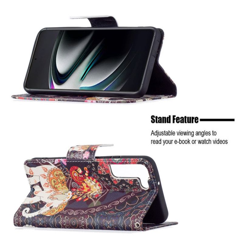 Folio Deksel Til Samsung Galaxy S22 Plus 5G Indisk Elefant