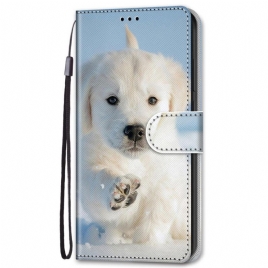 Folio Deksel Til Samsung Galaxy S22 Plus 5G Søt Hund