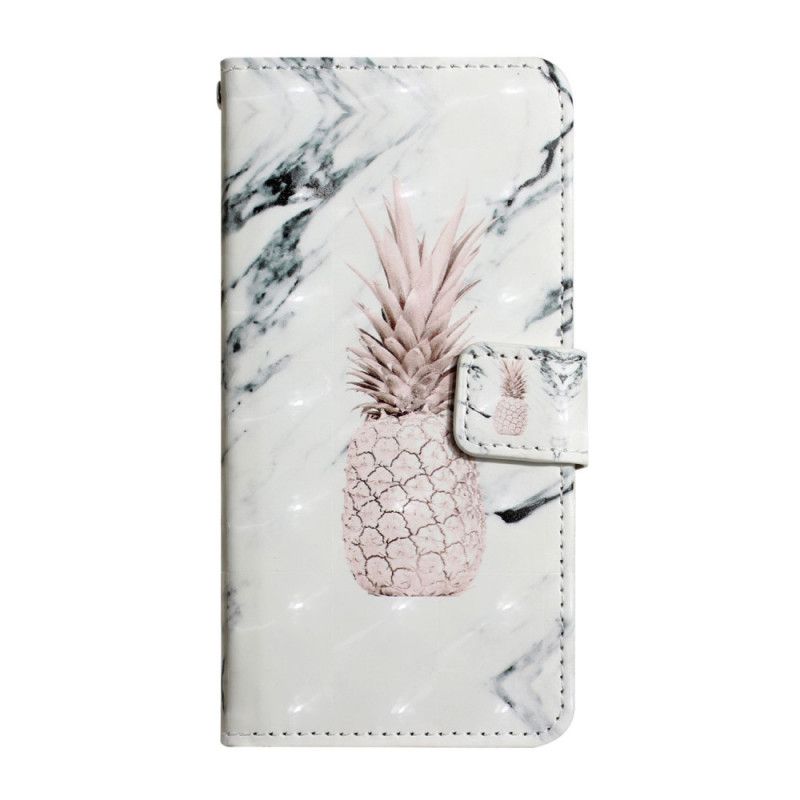 Lærdeksel Til Samsung Galaxy S22 Plus 5G Lys Ananas