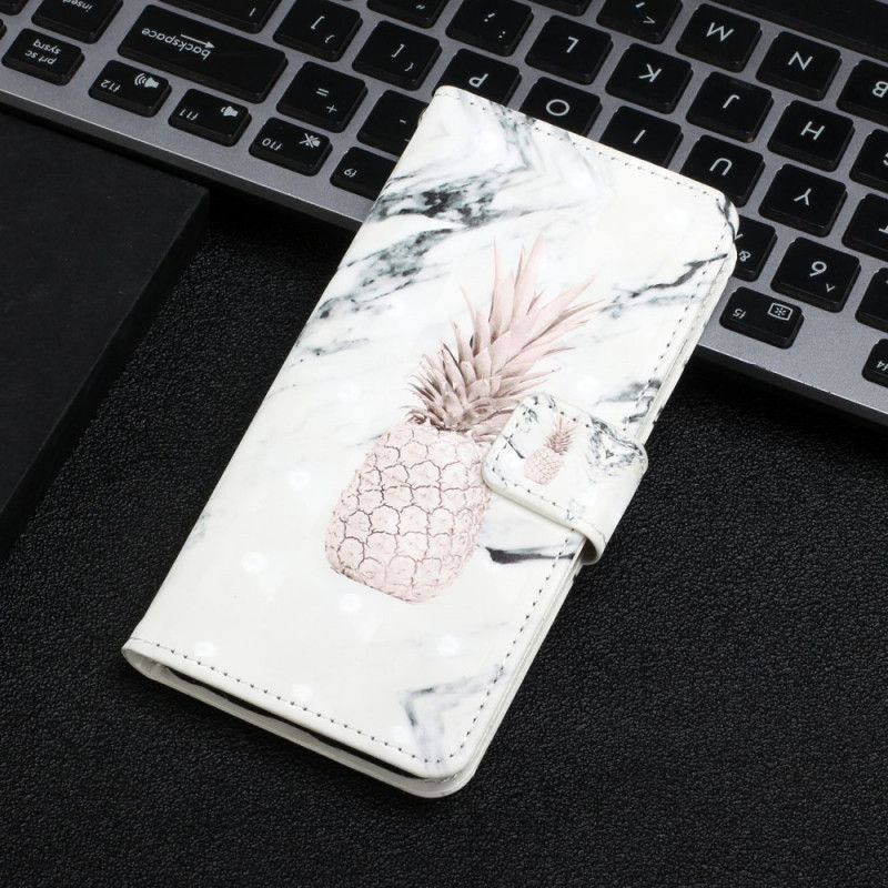 Lærdeksel Til Samsung Galaxy S22 Plus 5G Lys Ananas