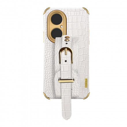 Deksel Til Huawei P50 Pro Croc-armbånd