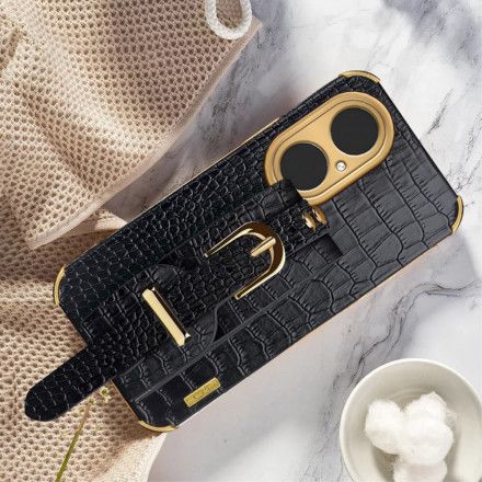 Deksel Til Huawei P50 Pro Croc-armbånd
