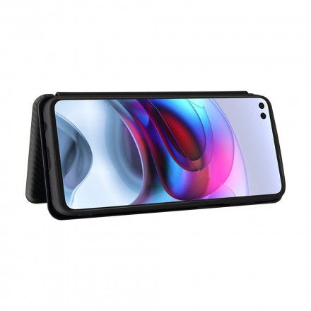 Beskyttelse Deksel Til Moto G100 Folio Deksel Silikonkarbon