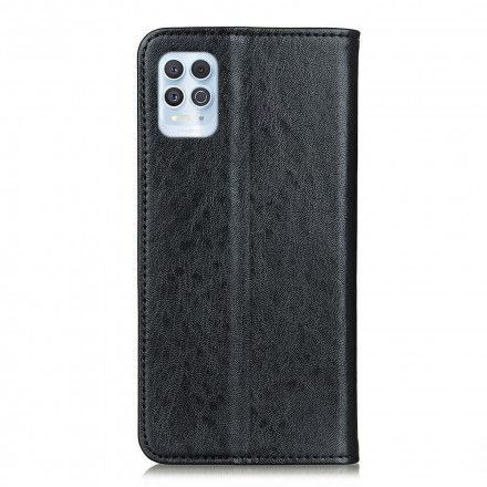 Beskyttelse Deksel Til Moto G100 Folio Deksel Sobriety Leather Style