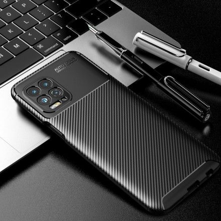 Deksel Til Moto G100 Karbonfibertekstur Fleksibel