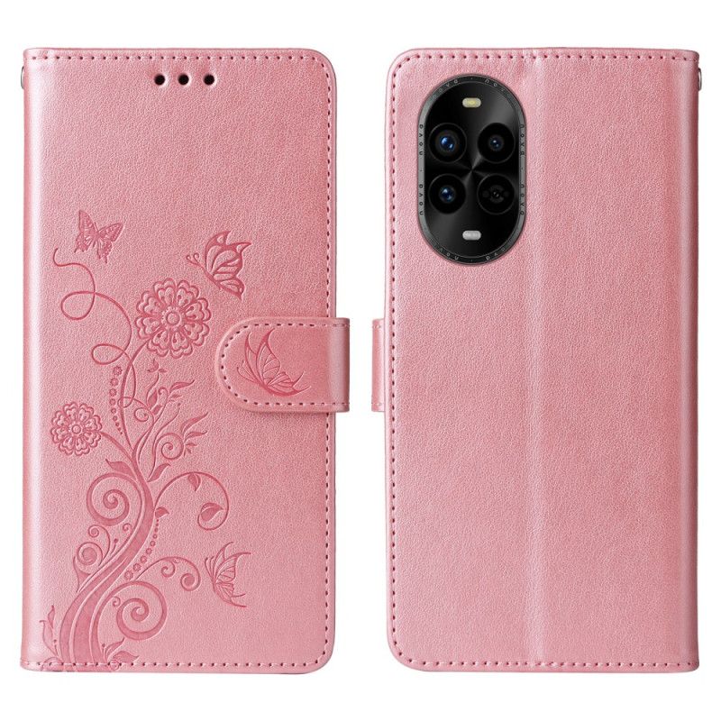 Folio Deksel Huawei Nova 13 Pro Blomstermønster