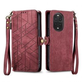 Folio Deksel Huawei Nova 13 Pro Lommebok Med Glidelås Beskyttelse Deksel