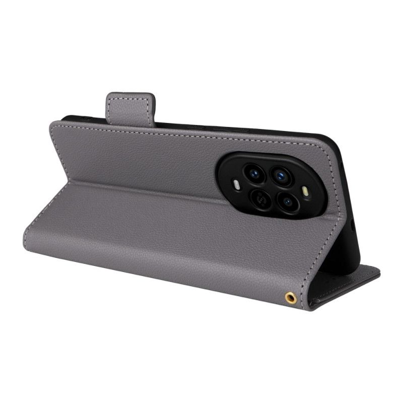 Folio Deksel Til Huawei Nova 13 Pro Litchi Kunstskinnstropp