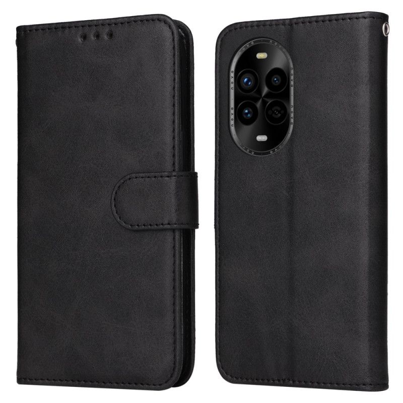 Lærdeksel Folio Deksel Huawei Nova 13 Pro Stropp Med Læreffekt