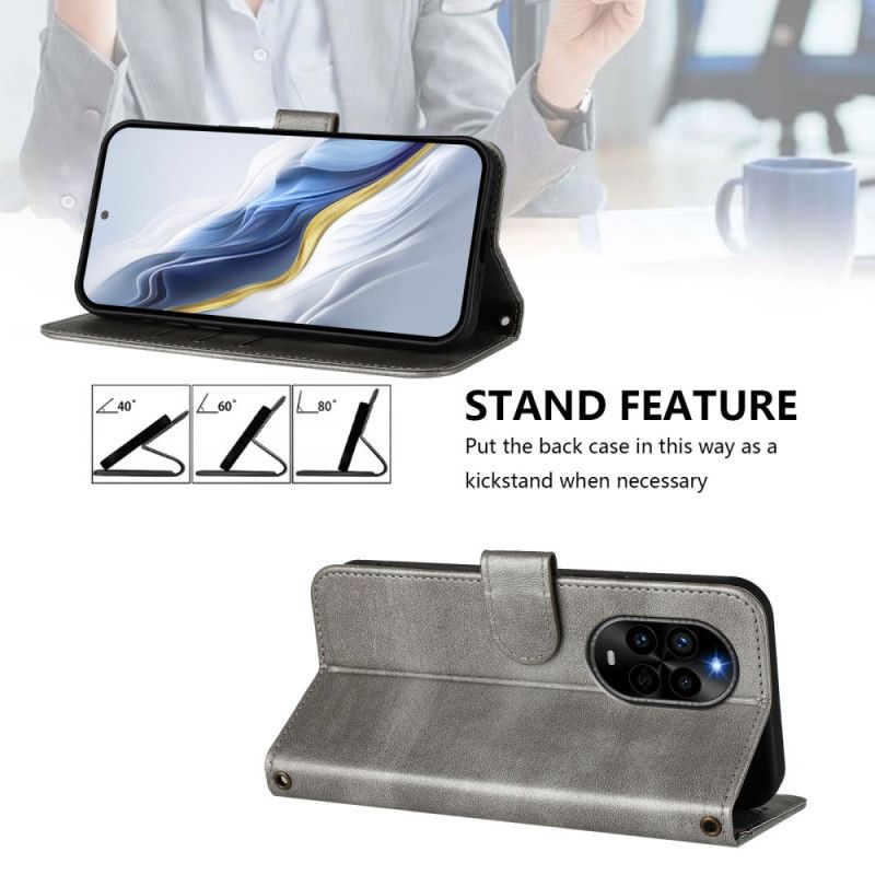 Lærdeksel Folio Deksel Huawei Nova 13 Pro Vintage Design