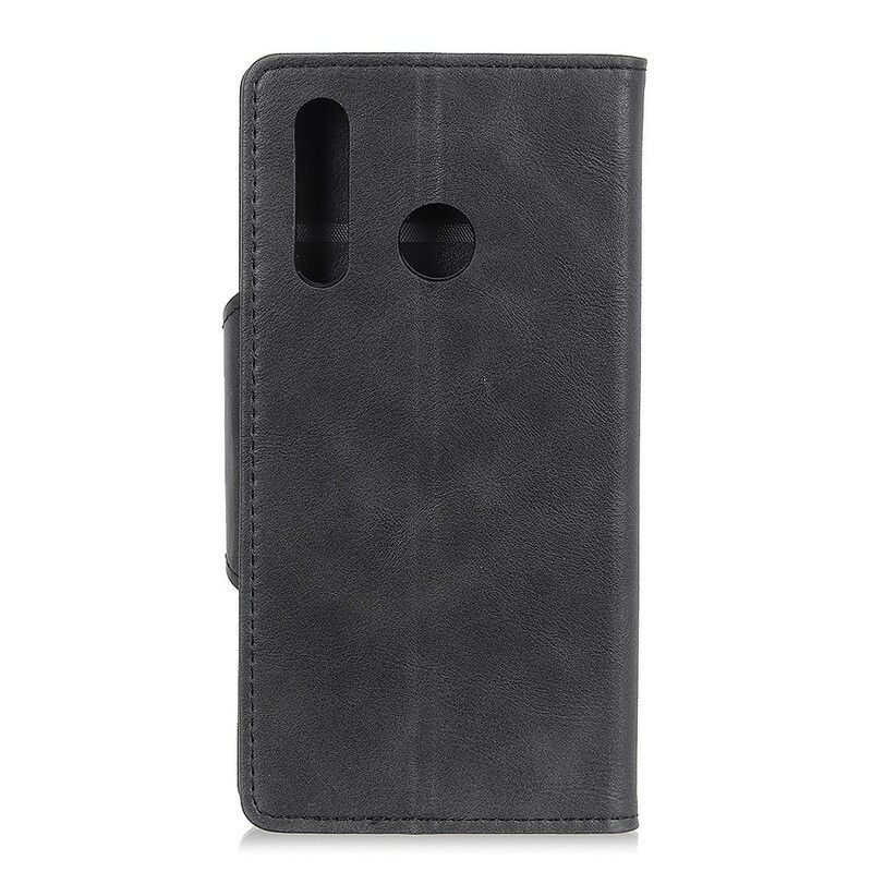Lærdeksel Til Huawei P Smart Z / Honor 9X Faux Skinnknapp
