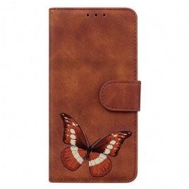 Folio Deksel Til Xiaomi Redmi Note 12 4G Sommerfugl Design