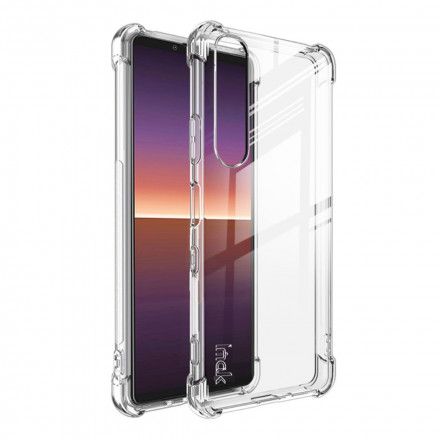Deksel Til Sony Xperia 1 III Transparent Med Imak-skjermfilm