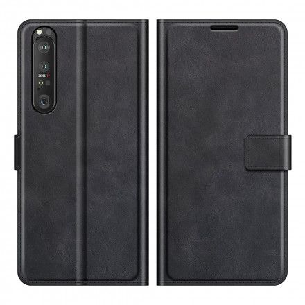 Folio Deksel Til Sony Xperia 1 III Ekstremt Slank Skinneffekt