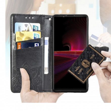 Folio Deksel Til Sony Xperia 1 III Halve Sommerfugler