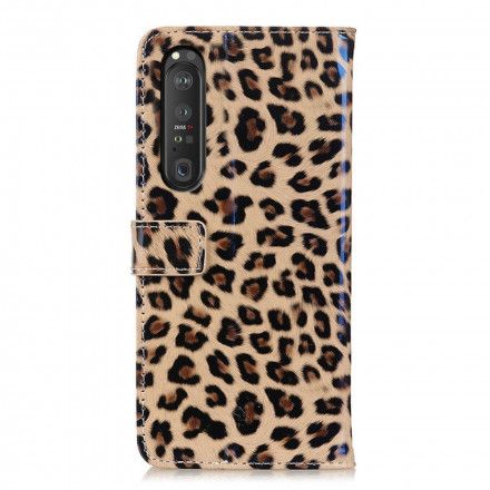 Folio Deksel Til Sony Xperia 1 III Leopard