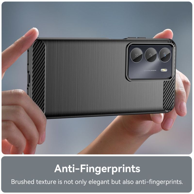 Deksel Realme 14x 5g Børstet Karbonfiber