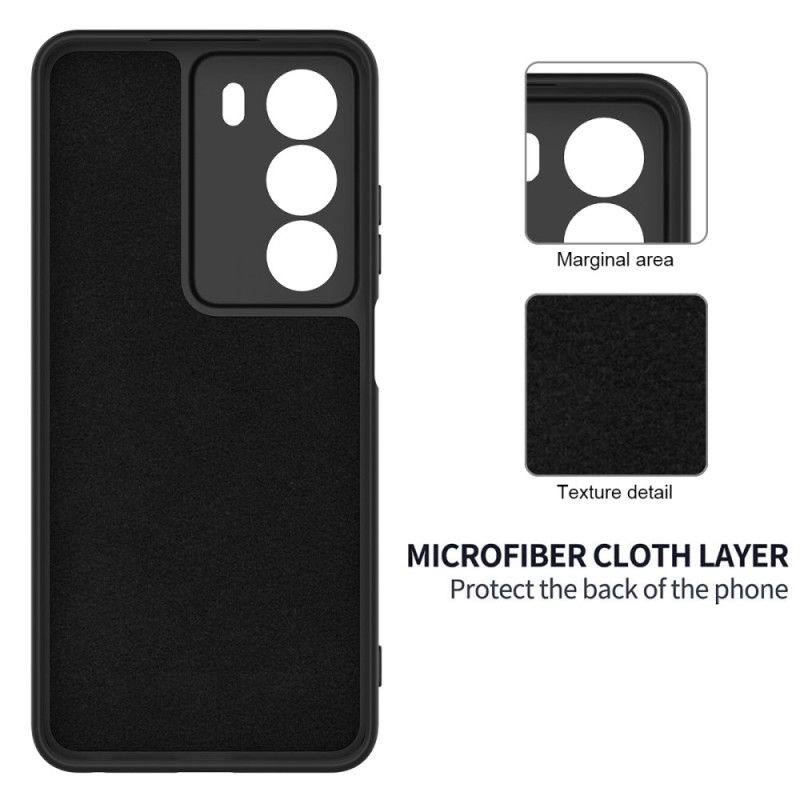 Deksel Realme 14x 5g Flytende Silikon Med Snor