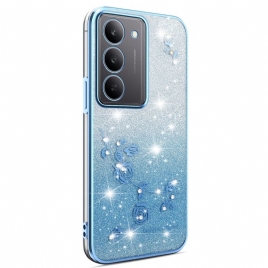 Deksel Realme 14x 5g Kadem Blomster Og Strass