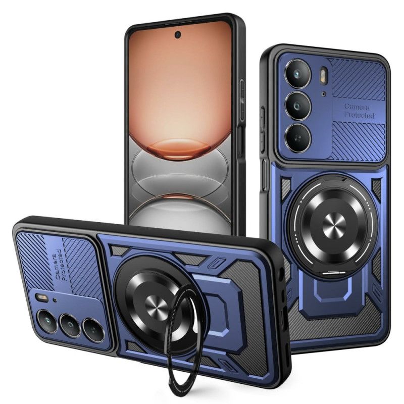 Deksel Realme 14x 5g Magnetisk Med Roterende Stativ