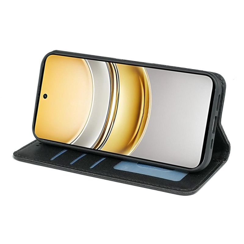 Folio Deksel Lær Realme 14x 5g Mobildeksel Rutete Stropp