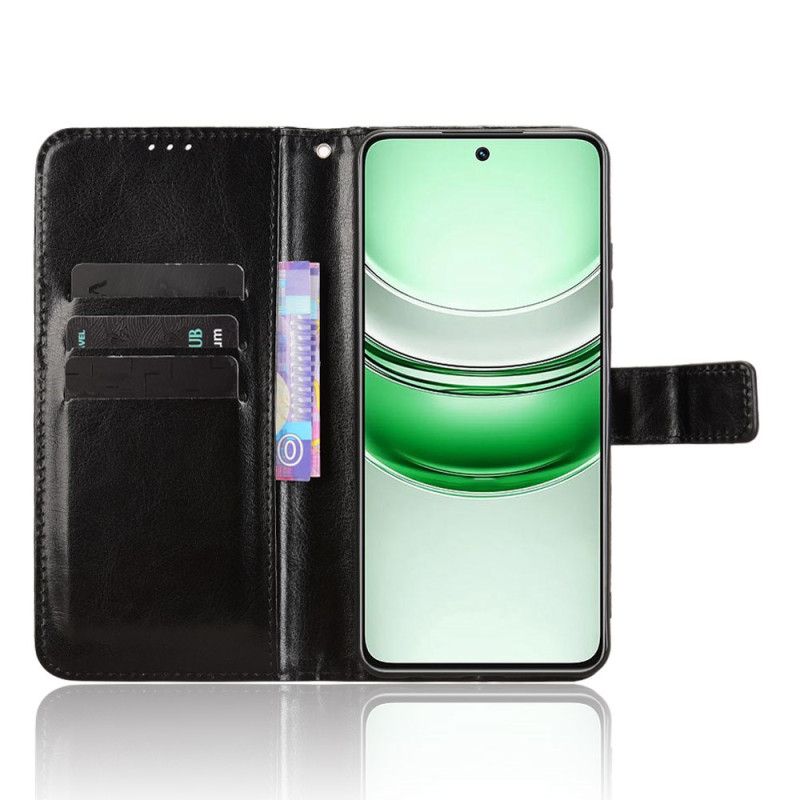 Lærdeksel Folio Deksel Realme 14x 5g Prangende Kunstskinn