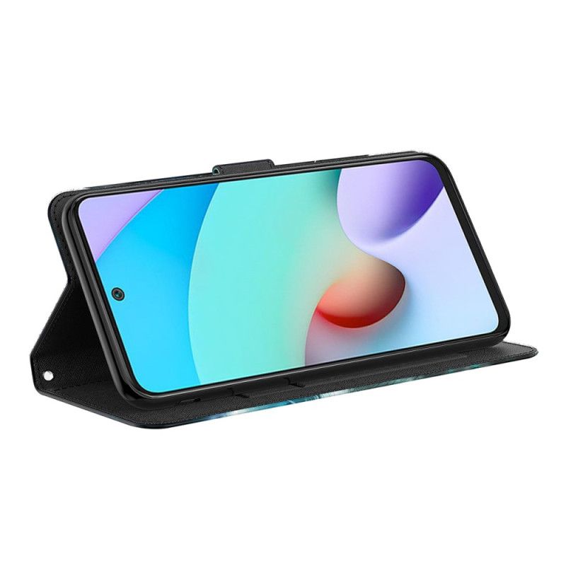 Folio Deksel Til Poco X4 Pro 5G Med Kjede Ulv