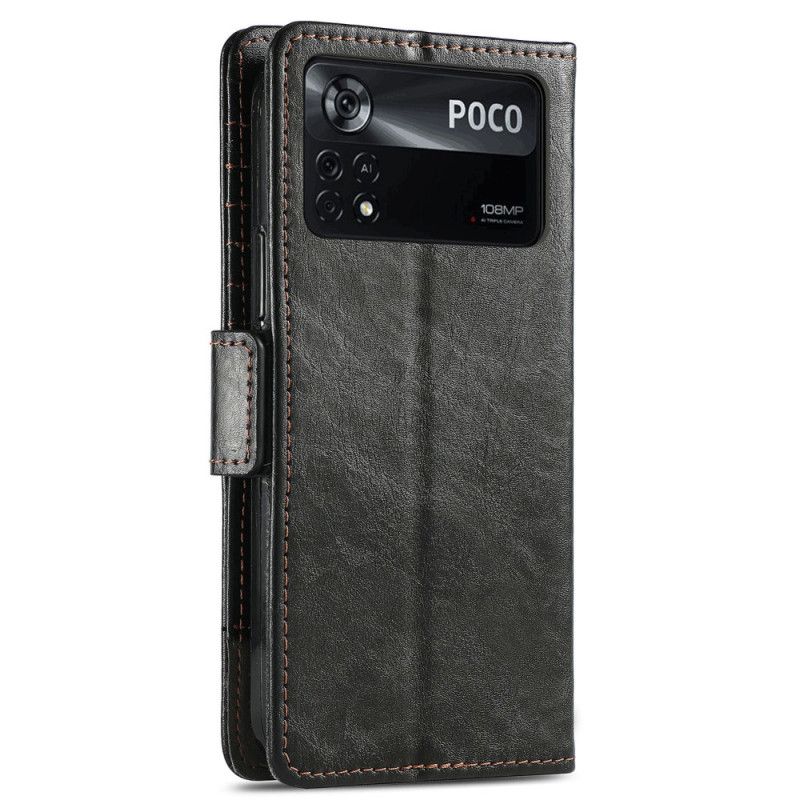 Folio Deksel Til Poco X4 Pro 5G Tofarget Vintage