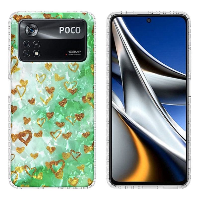 Mobildeksel Til Poco X4 Pro 5G Stilige Hjerter