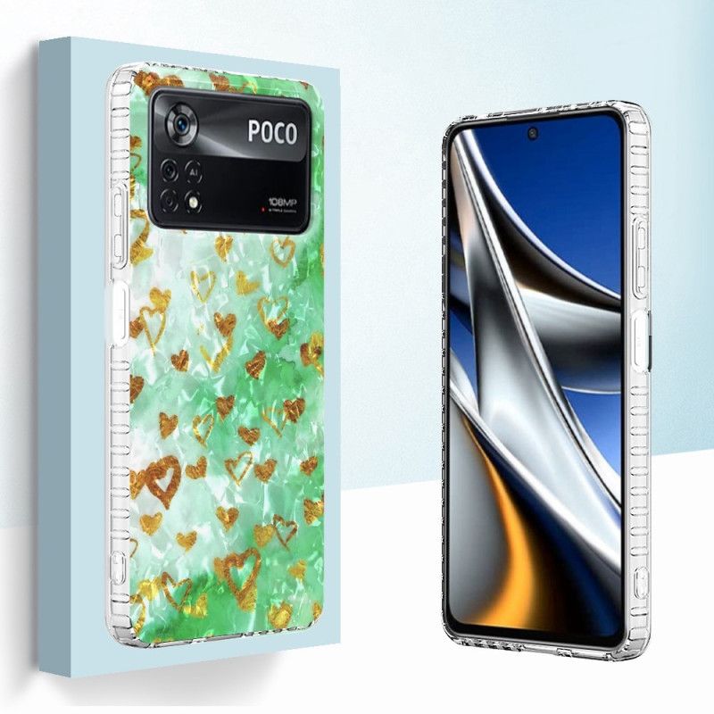 Mobildeksel Til Poco X4 Pro 5G Stilige Hjerter