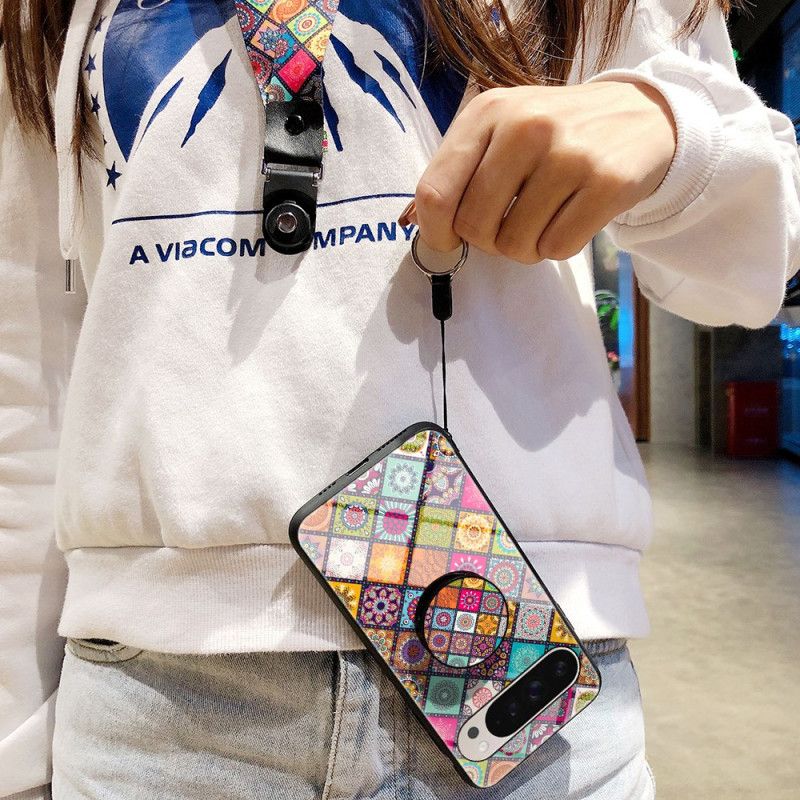 Deksel Google Pixel 9 Patchwork-støtte Og Stropp