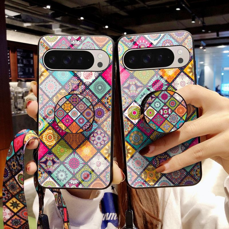 Deksel Google Pixel 9 Patchwork-støtte Og Stropp