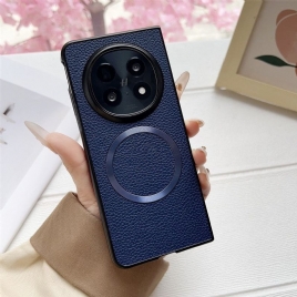 Deksel Oppo Find N5 Magsafe-kompatibelt Kunstskinn