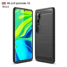 Deksel Til Xiaomi Mi Note 10 / 10 Pro Børstet Karbonfiber