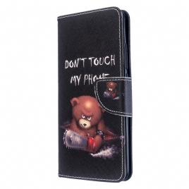 Folio Deksel Til Xiaomi Mi Note 10 / 10 Pro Farlig Bjørn