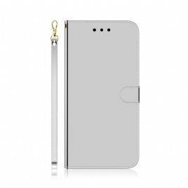 Folio Deksel Til Xiaomi Mi Note 10 / 10 Pro Speildeksel I Imitert Skinn
