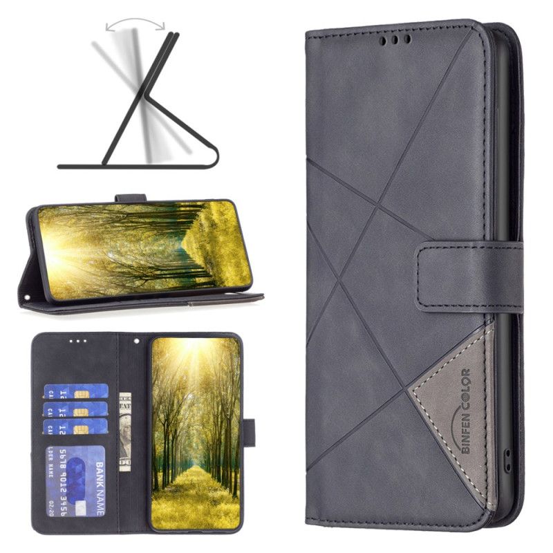 Folio Deksel Sony Xperia 10 Vi Binfen Farge Geometrisk Mønster