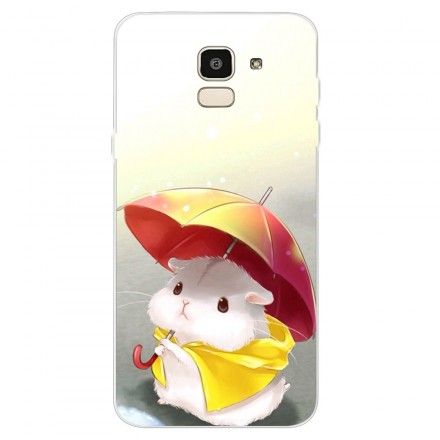 Deksel Til Samsung Galaxy J6 Hamster I Regnet