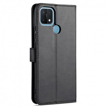 Folio Deksel Til Oppo A15 Azns Skinneffekt