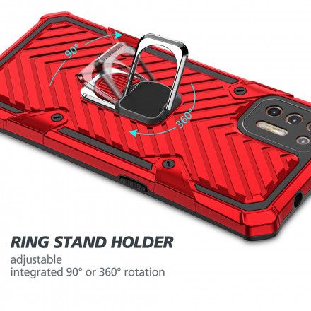 Deksel Til Moto G9 Plus Avtakbar Ringstøtte