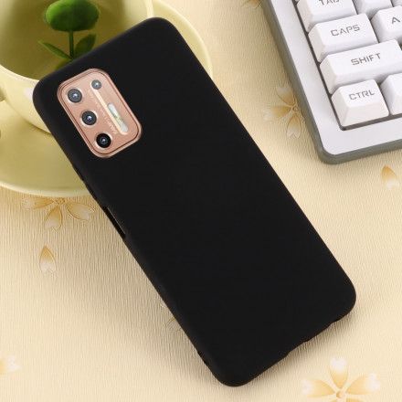 Deksel Til Moto G9 Plus Flytende Silikondesign Med Snor