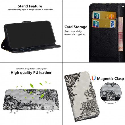 Folio Deksel Til Moto G9 Plus Elegant Blonder