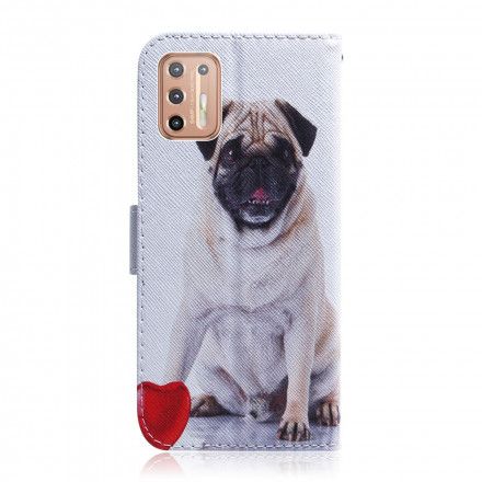Lærdeksel Til Moto G9 Plus Pug Dog