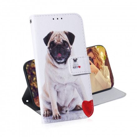 Lærdeksel Til Moto G9 Plus Pug Dog