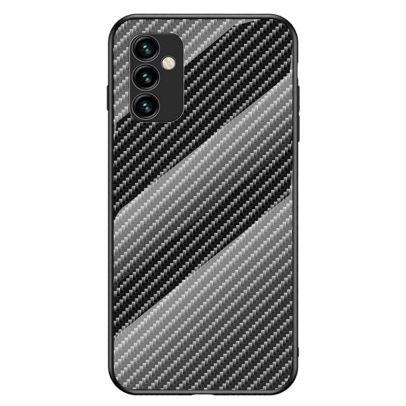 Deksel Til Samsung Galaxy M23 5G Karbonfiberherdet Glass